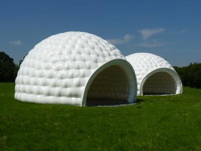 Multiple aiRdomes can be combined to groups and can be even connected with connecting modules