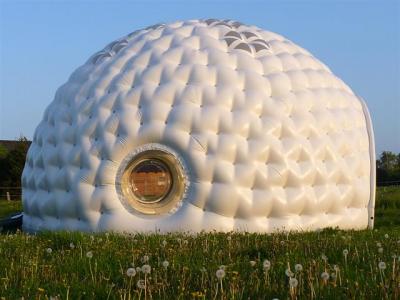 Dome-tent with windows