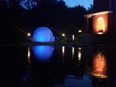 Grabs attention even at night - the illuminated fullDome cupola
