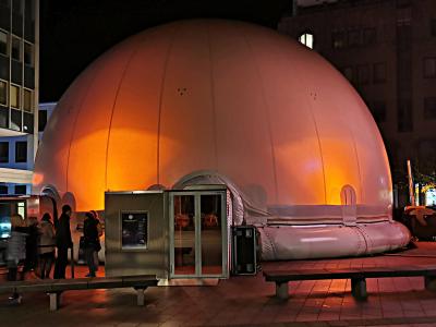 Immersive domes - effectively illuminated at night
