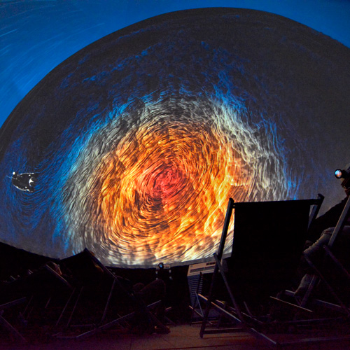 Projection inside of fullDome