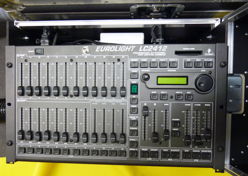 DMX controller for the light system